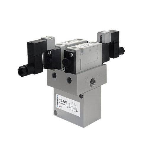 Univer Compact pneumatic retractable pin unit with double guide, rear sensor, O32 mm Series LCB32